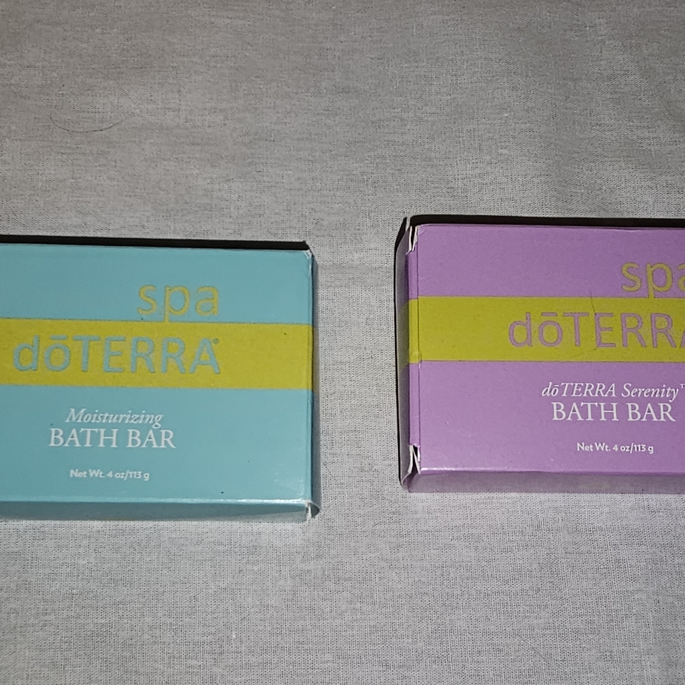 doTERRA Spa Bath Bar Duo - Aqua and Lavender